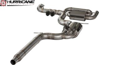 Hurricane Exhaust 3.5" ECE Klappenanlage für VW Scirocco III / R 2.0 TSI V3